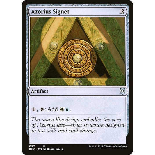 Image for Azorius Signet (97) (KHC) - Magic: The Gathering
