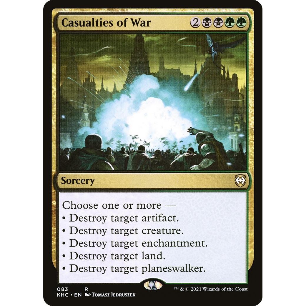Image for Casualties of War (83) (KHC) - Magic: The Gathering