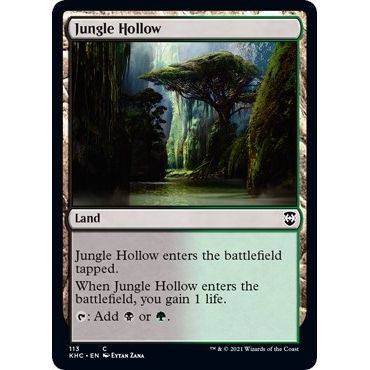 Image for Jungle Hollow (113) (KHC) - Magic: The Gathering