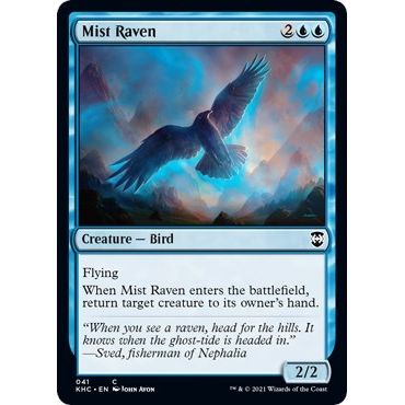 Image for Mist Raven (41) (KHC) - Magic: The Gathering