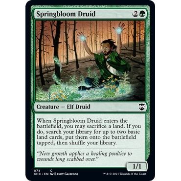 Image for Springbloom Druid (74) (KHC) - Magic: The Gathering