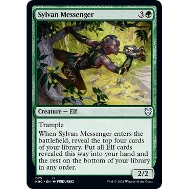 Image for Sylvan Messenger (75) (KHC) - Magic: The Gathering