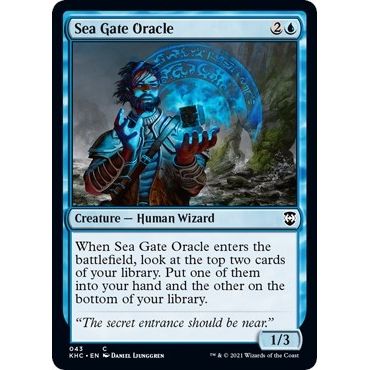 Image for Sea Gate Oracle (43) (KHC) - Magic: The Gathering