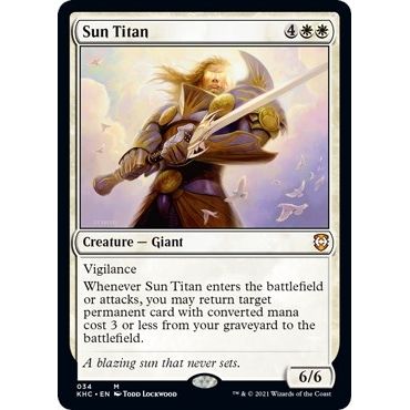 Image for Sun Titan (34) (KHC) - Magic: The Gathering