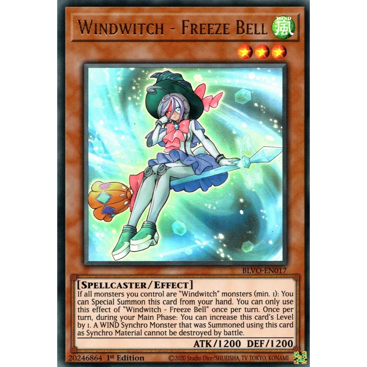 Image for Windwitch - Freeze Bell (BLVO-EN017) (BLVO) - YuGiOh
