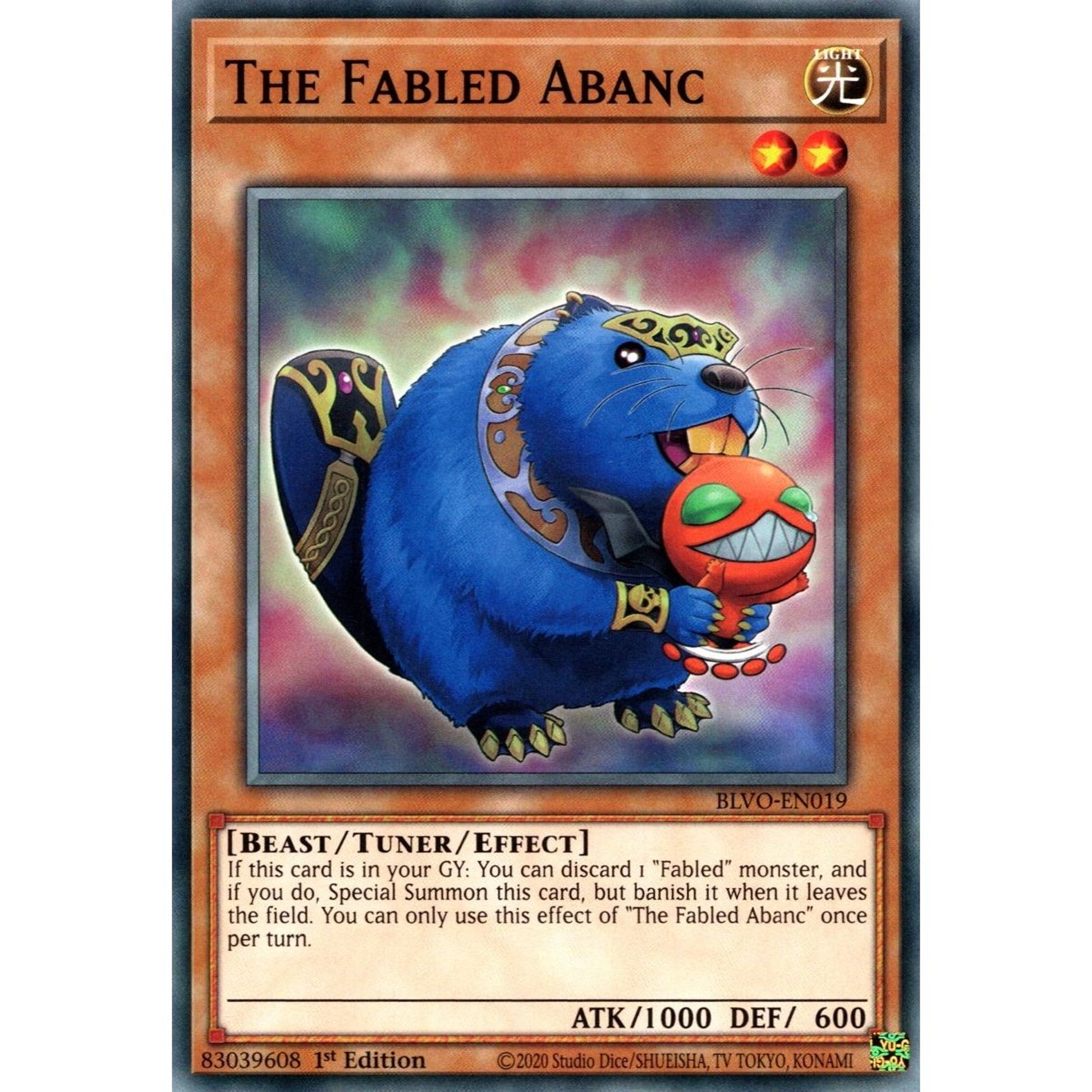 Image for The Fabled Abanc (BLVO-EN019) (BLVO) - YuGiOh