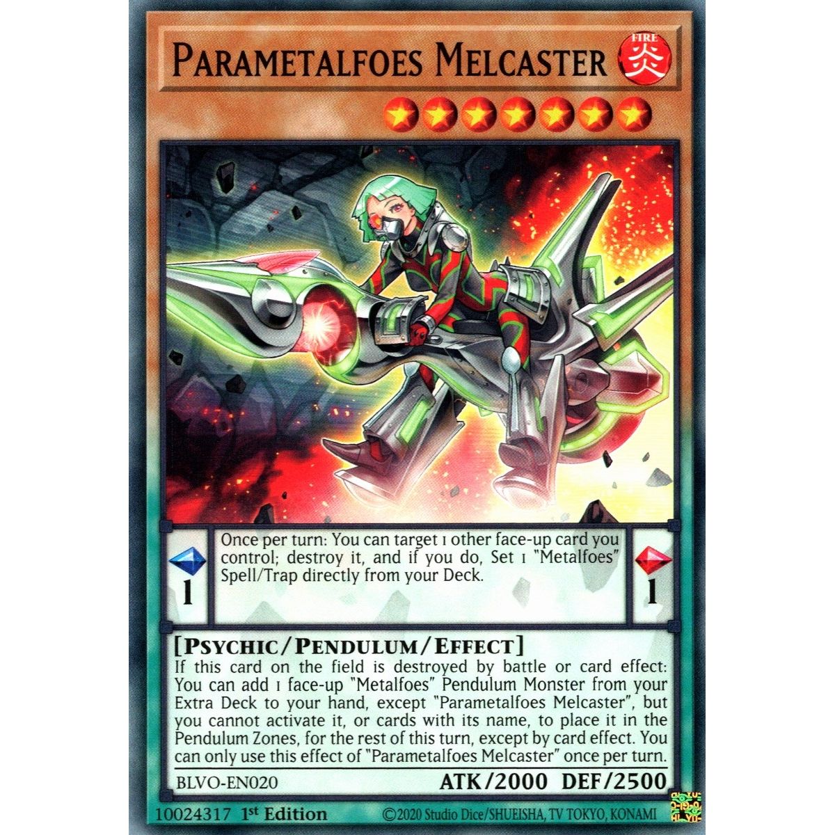 Image for Parametalfoes Melcaster (BLVO-EN020) (BLVO) - YuGiOh