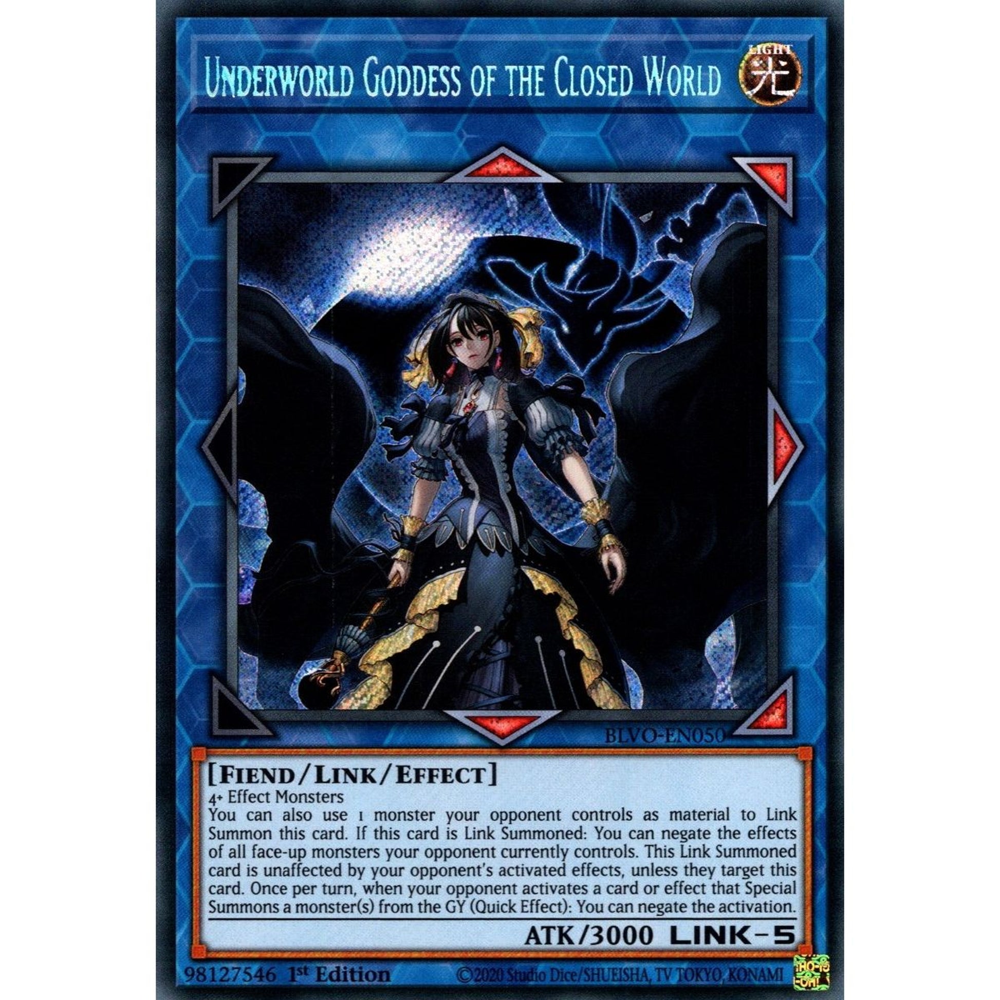 Image for Underworld Goddess of the Closed World (BLVO-EN050) (BLVO) - YuGiOh