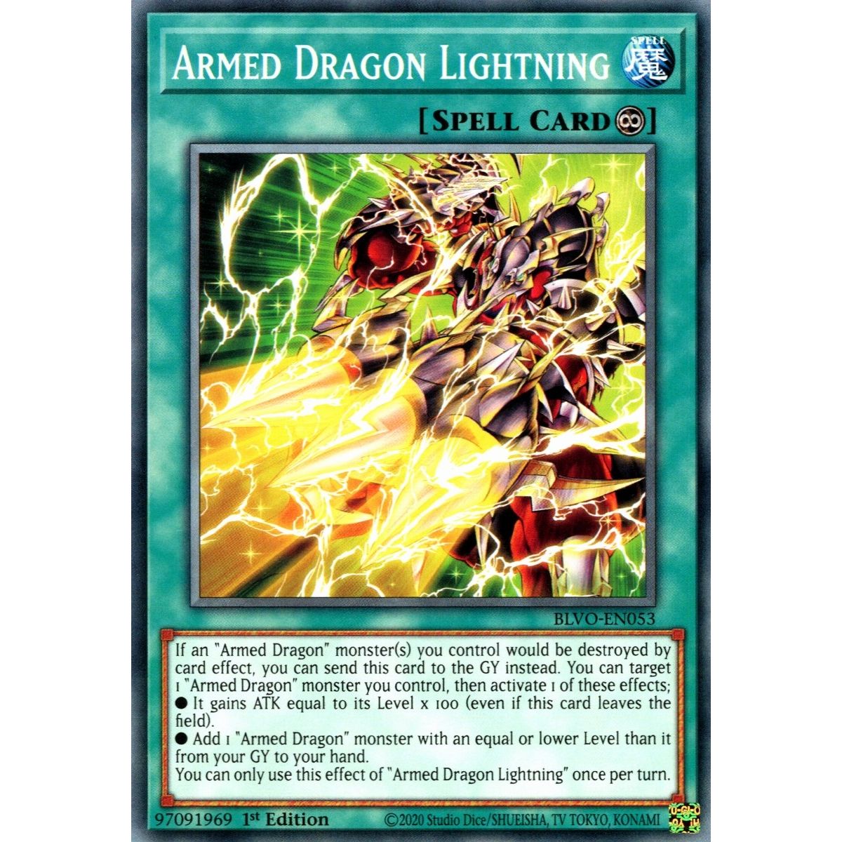Image for Armed Dragon Lightning (BLVO-EN053) (BLVO) - YuGiOh