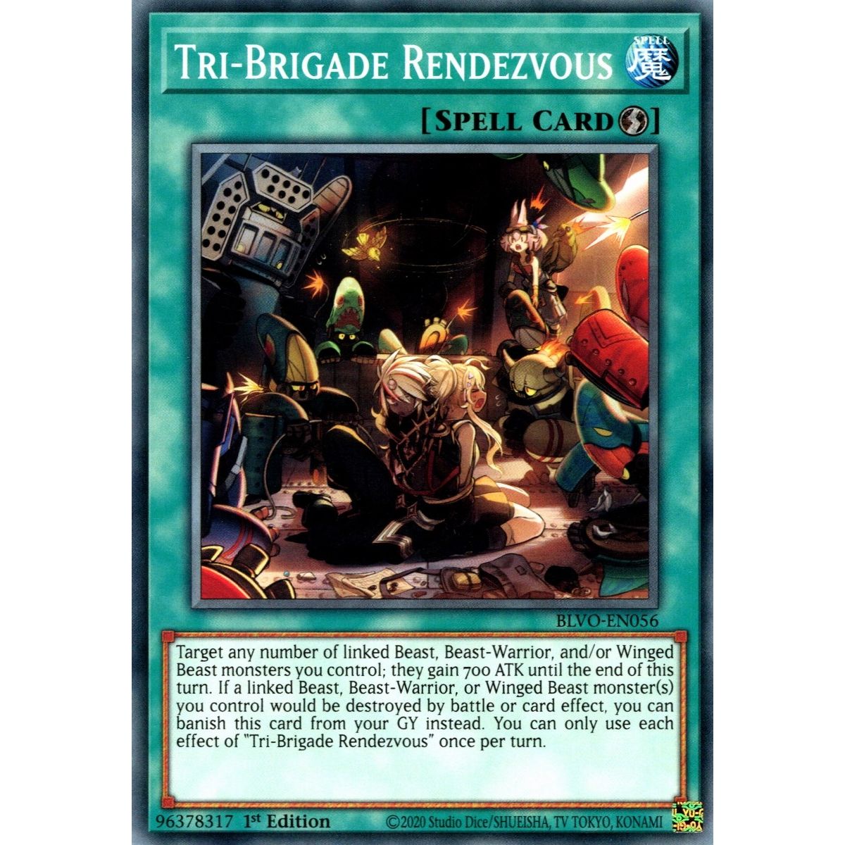 Image for Tri-Brigade Rendezvous (BLVO-EN056) (BLVO) - YuGiOh
