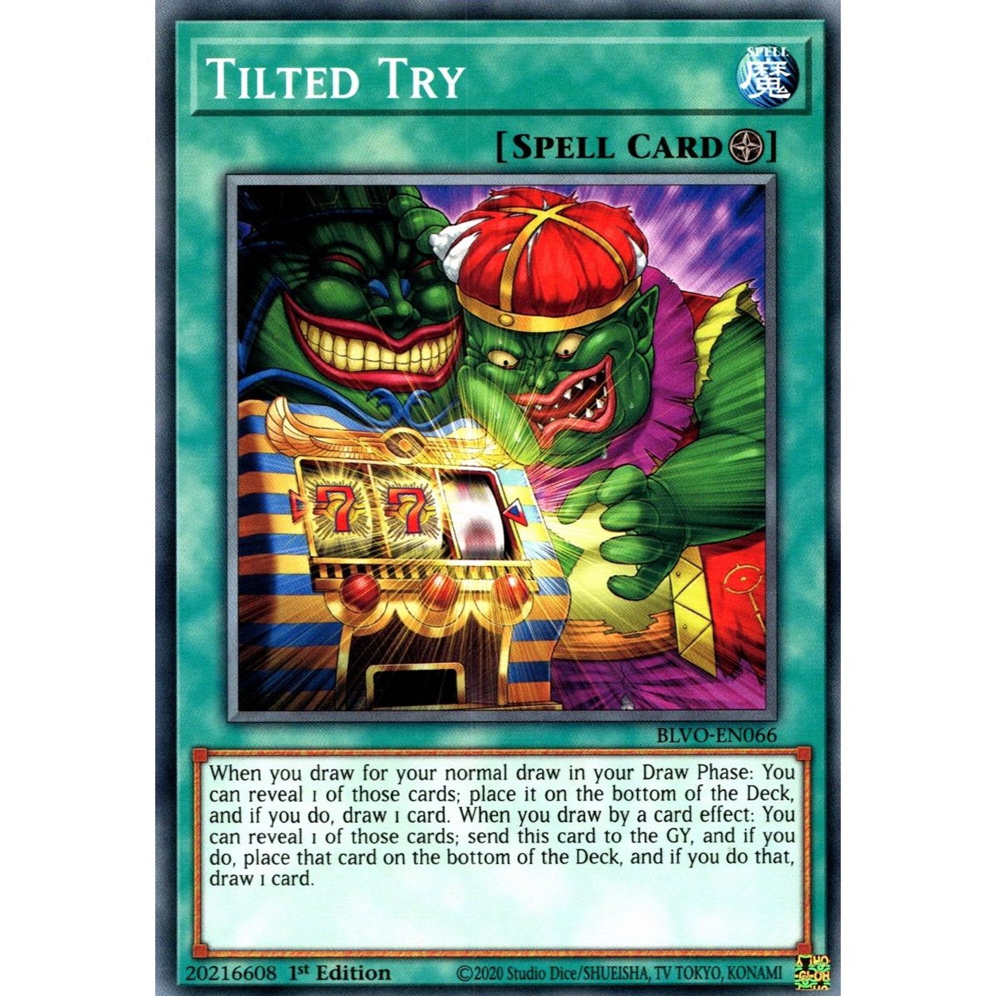 Image for Tilted Try (BLVO-EN066) (BLVO) - YuGiOh