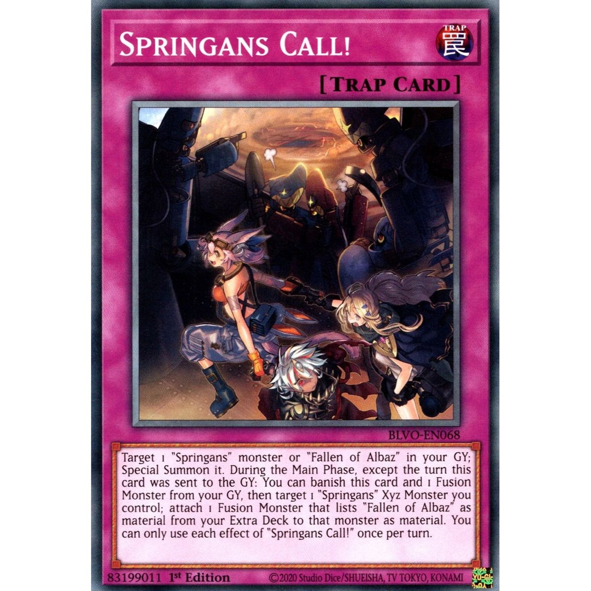 Image for Springans Call! (BLVO-EN068) (BLVO) - YuGiOh