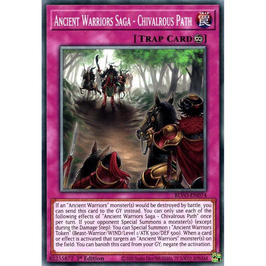 Image for Ancient Warriors Saga - Chivalrous Path (BLVO-EN074) (BLVO) - YuGiOh