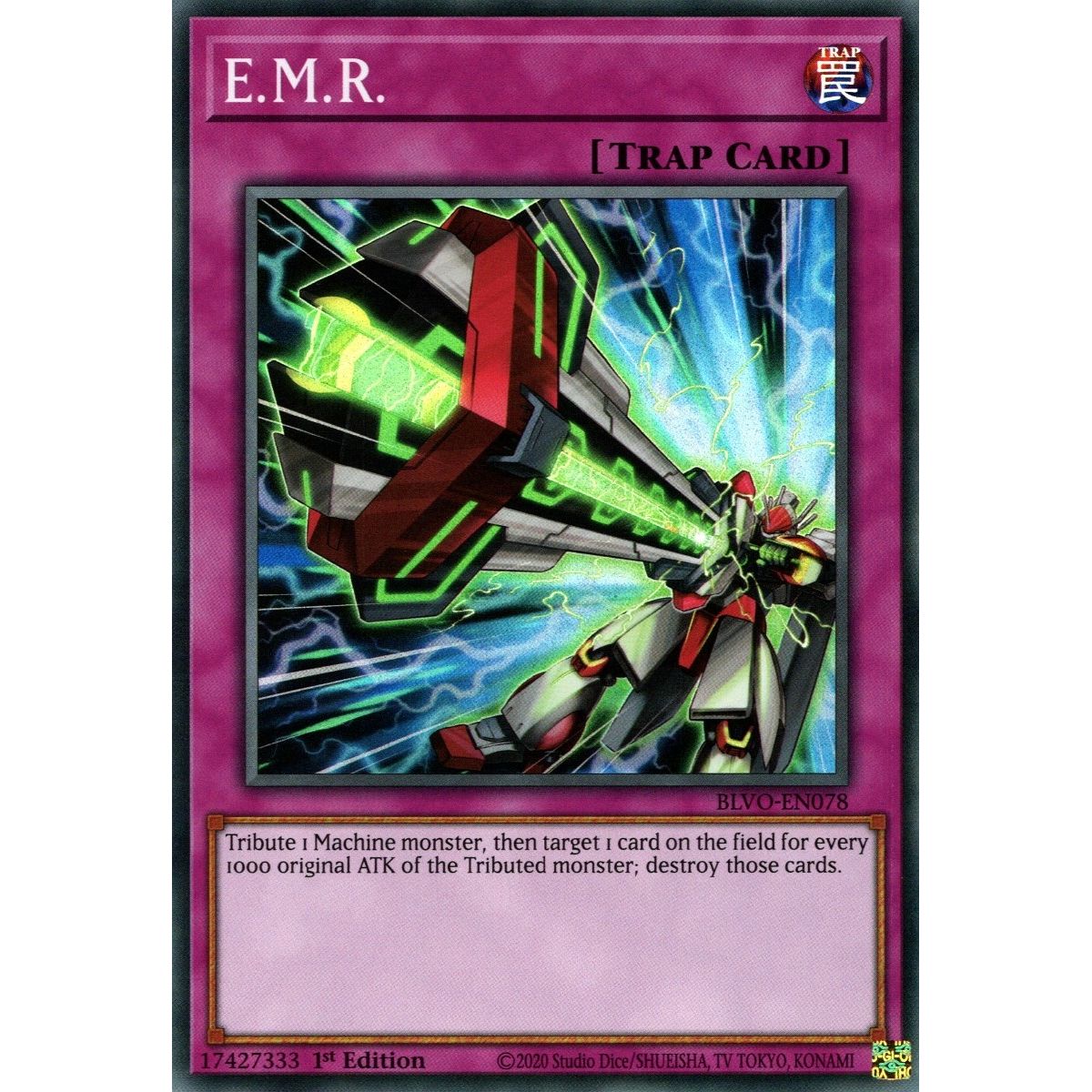 Image for E.M.R. (BLVO-EN078) (BLVO) - YuGiOh