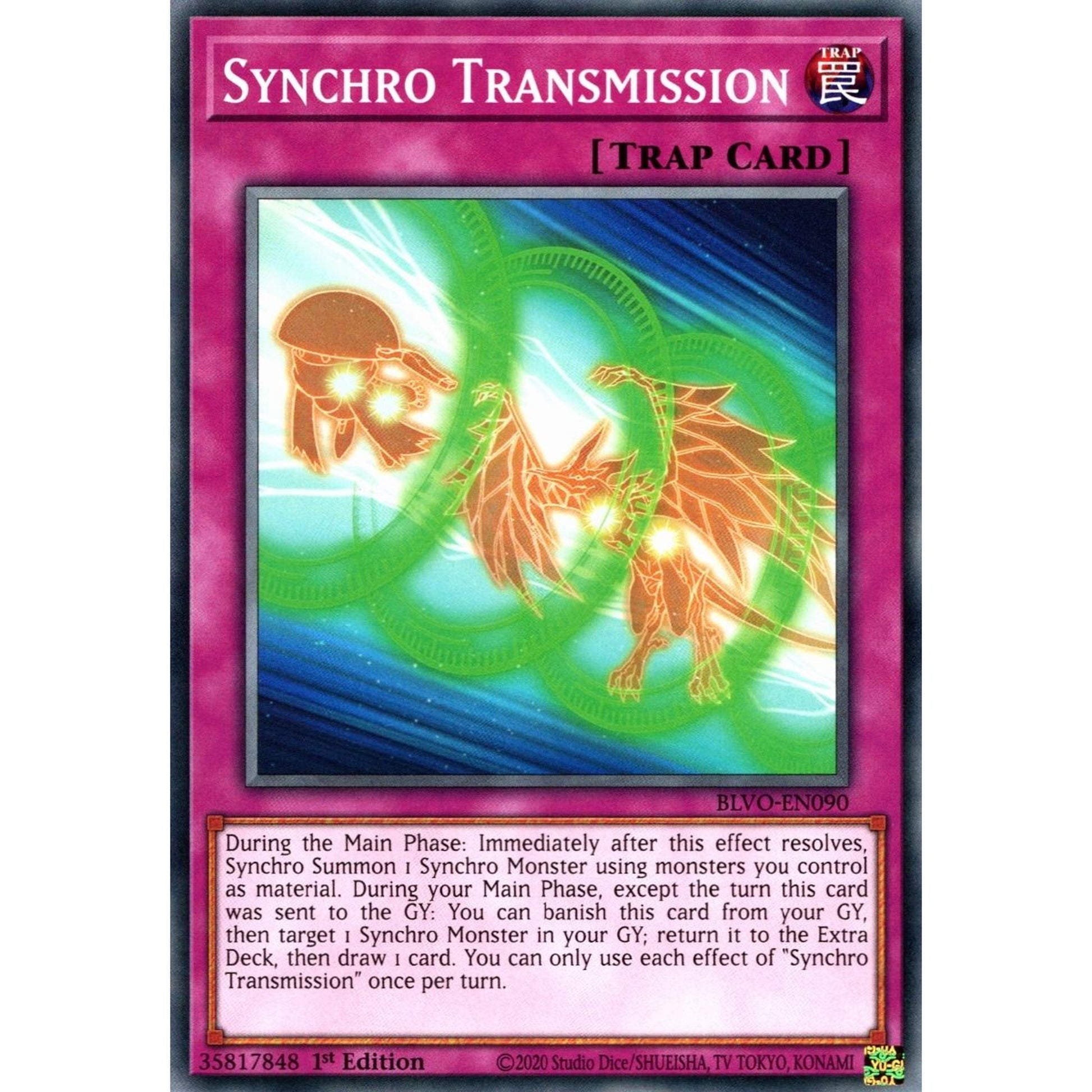 Image for Synchro Transmission (BLVO-EN090) (BLVO) - YuGiOh