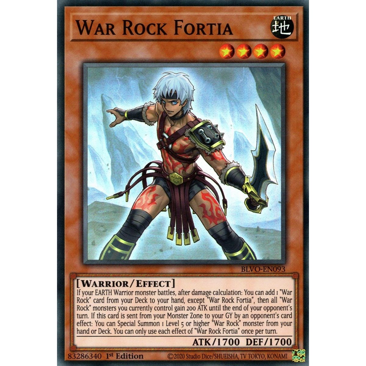 Image for War Rock Fortia (BLVO-EN093) (BLVO) - YuGiOh