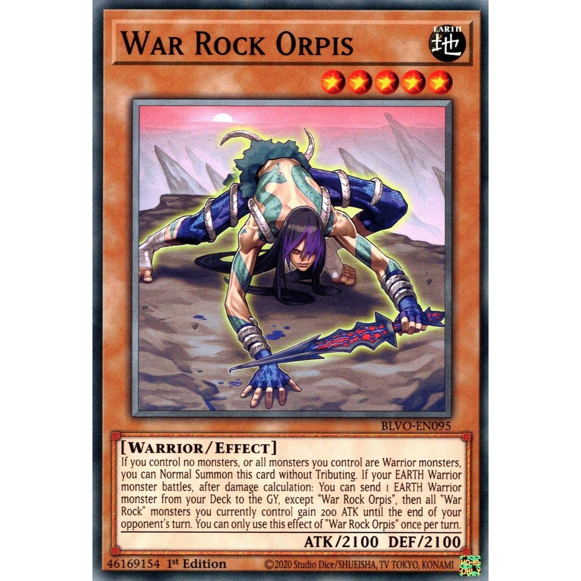 Image for War Rock Orpis (BLVO-EN095) (BLVO) - YuGiOh