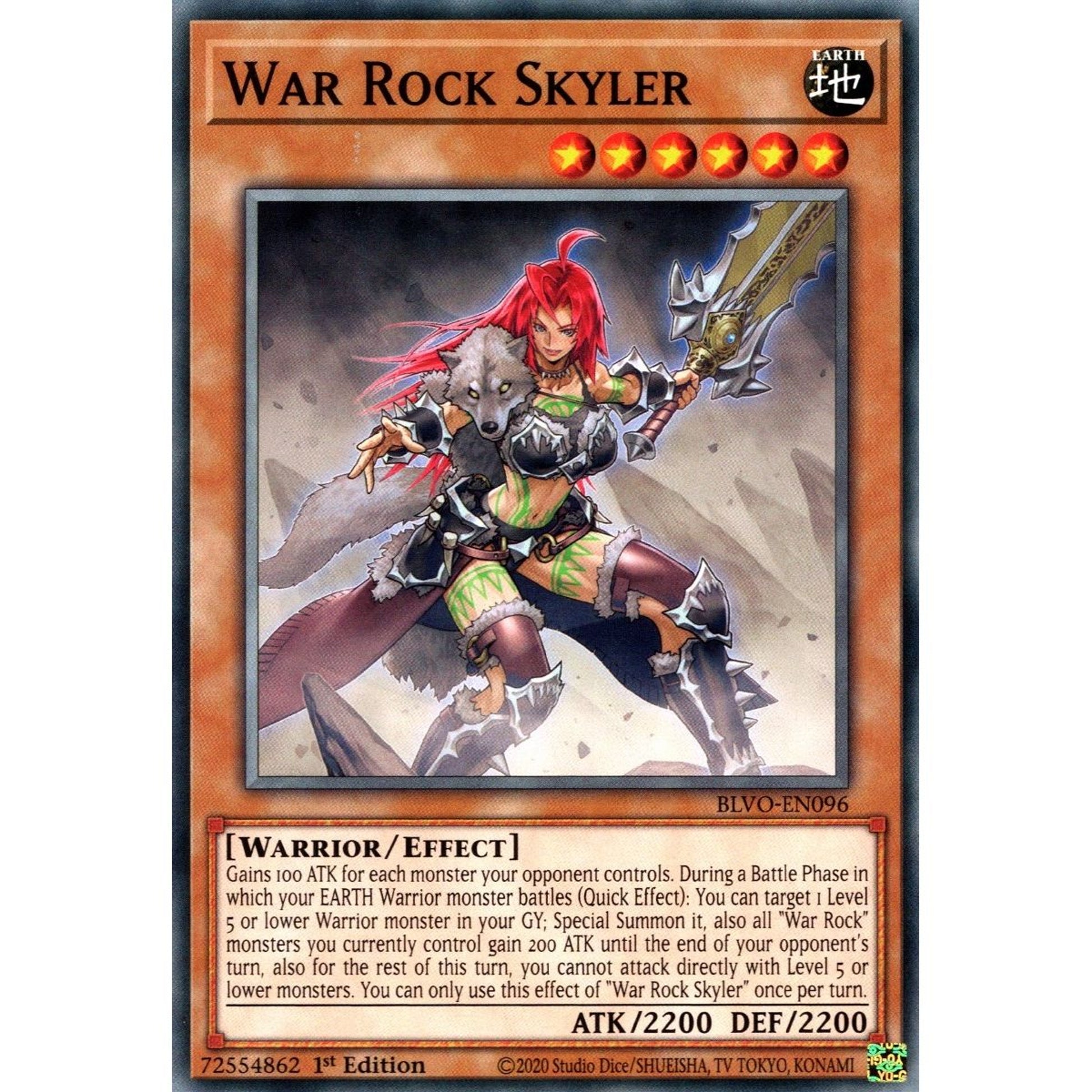 Image for War Rock Skyler (BLVO-EN096) (BLVO) - YuGiOh