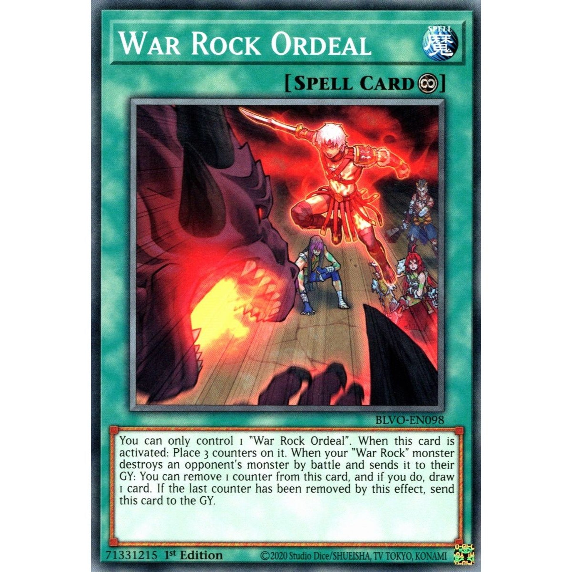Image for War Rock Ordeal (BLVO-EN098) (BLVO) - YuGiOh