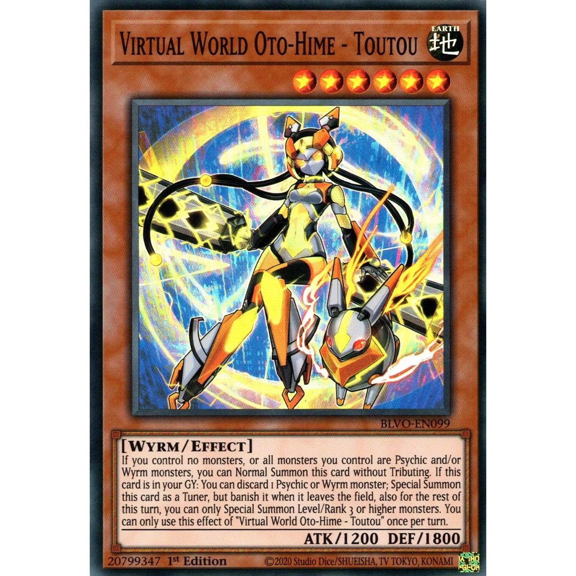 Image for Virtual World Oto-Hime - Toutou (BLVO-EN099) (BLVO) - YuGiOh