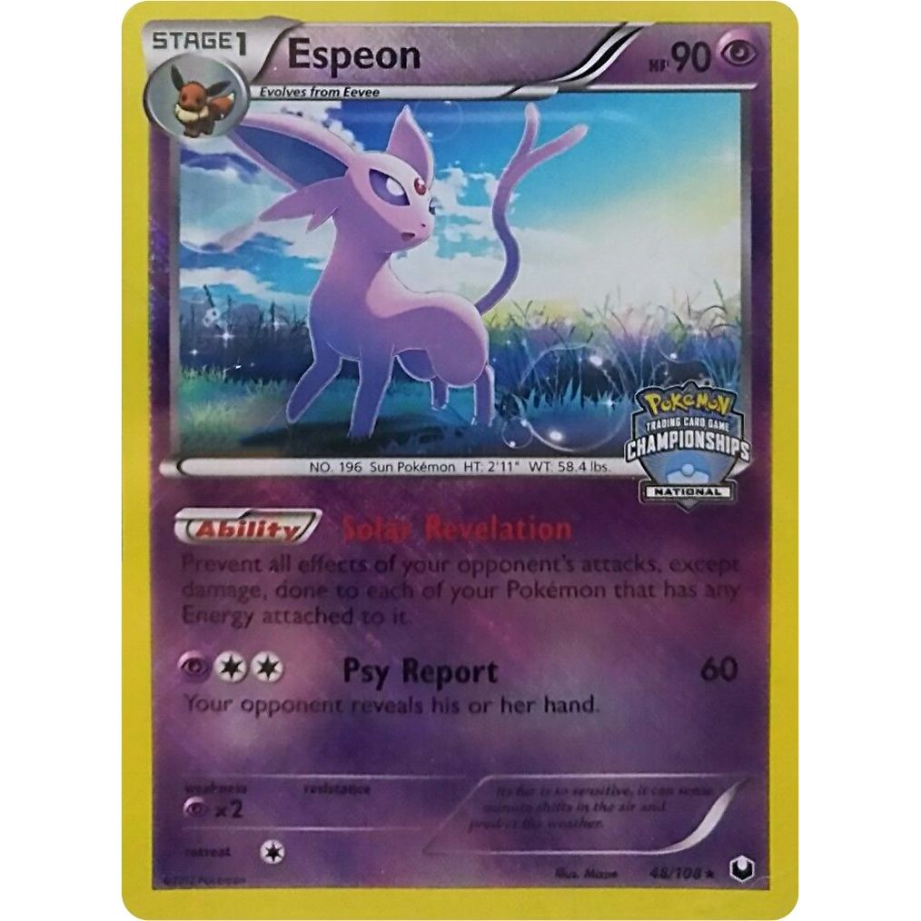 Image for Espeon - 48/108 (National Championships) (048/108) (PR) - Pokemon