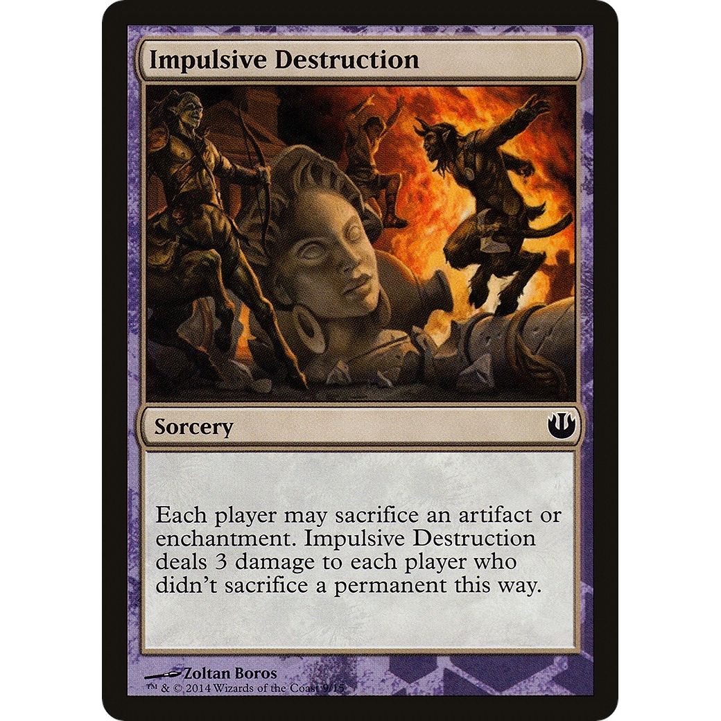 Image for Impulsive Destruction (9) (HERO) - Magic: The Gathering