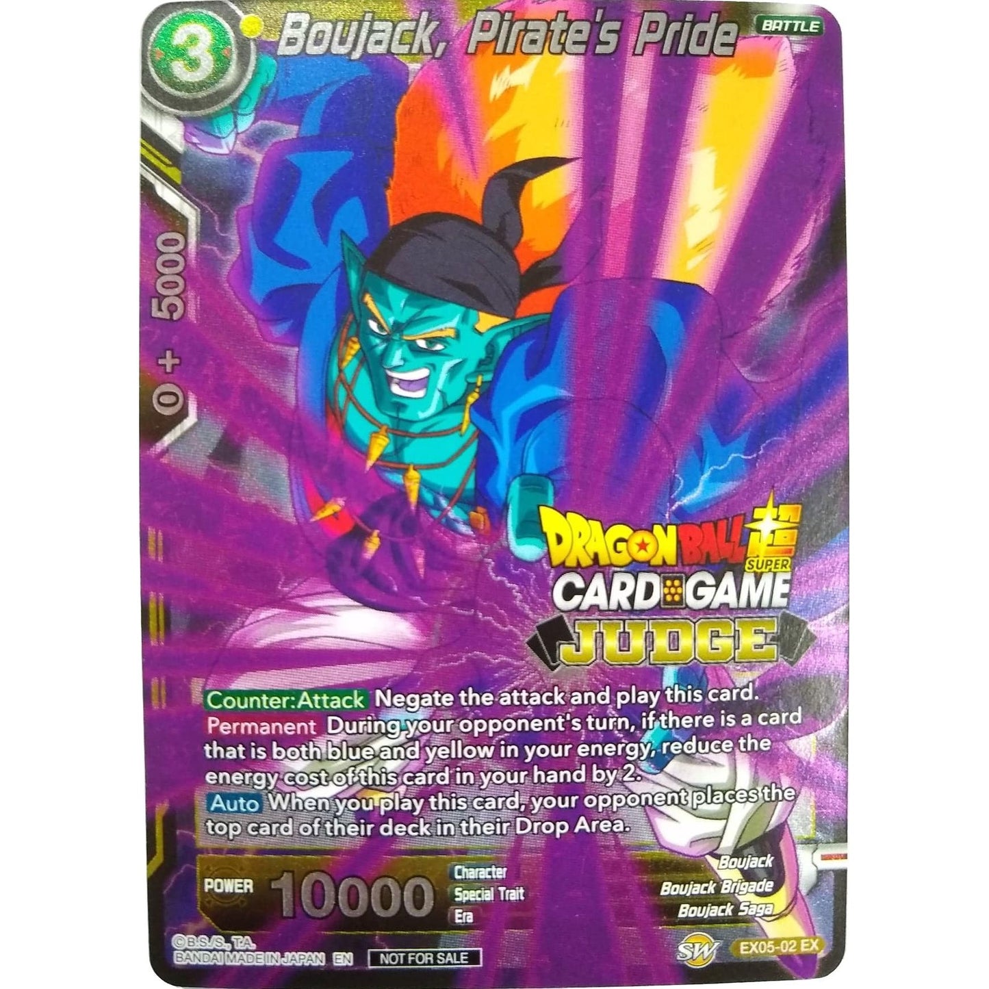 Image for Boujack, Pirate's Pride (EX05-02) (JPR) - Dragon Ball Super: Masters