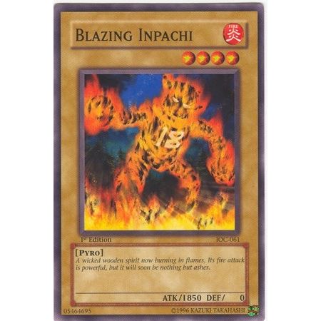 Image for Blazing Inpachi (IOC-061) (IOC) - YuGiOh