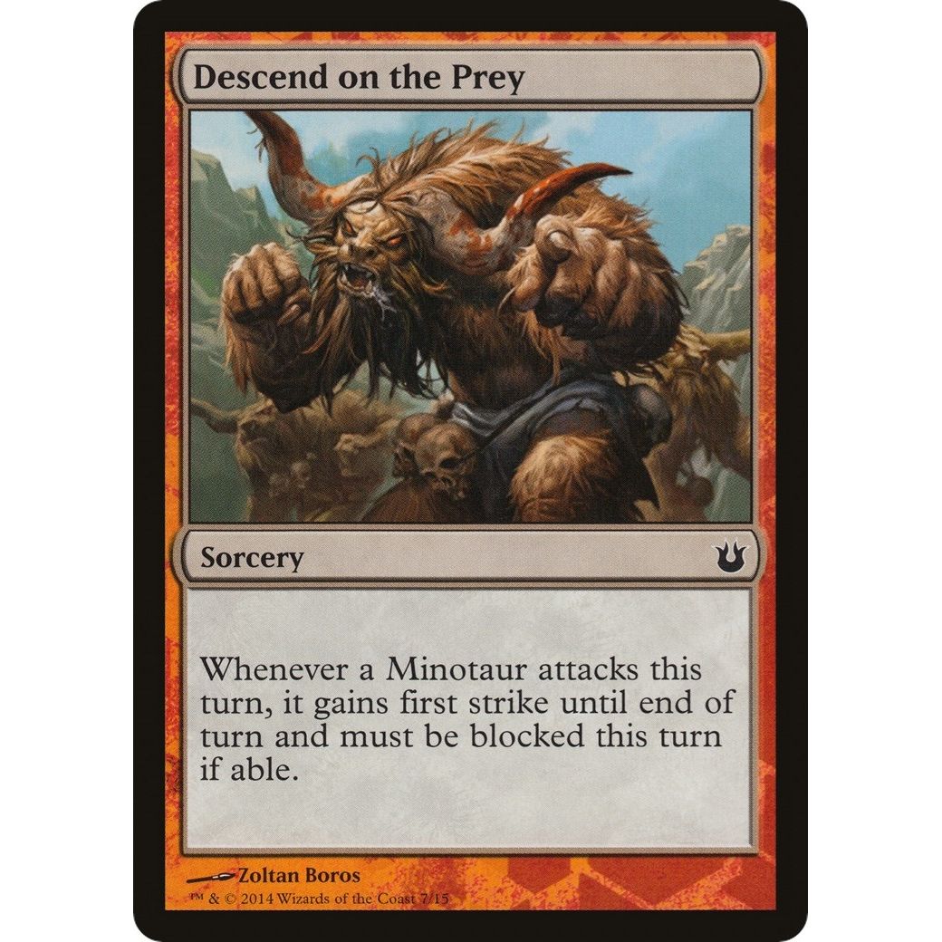 Image for Descend on the Prey (7) (HERO) - Magic: The Gathering