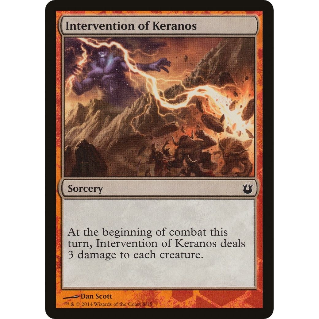 Image for Intervention of Keranos (8) (HERO) - Magic: The Gathering