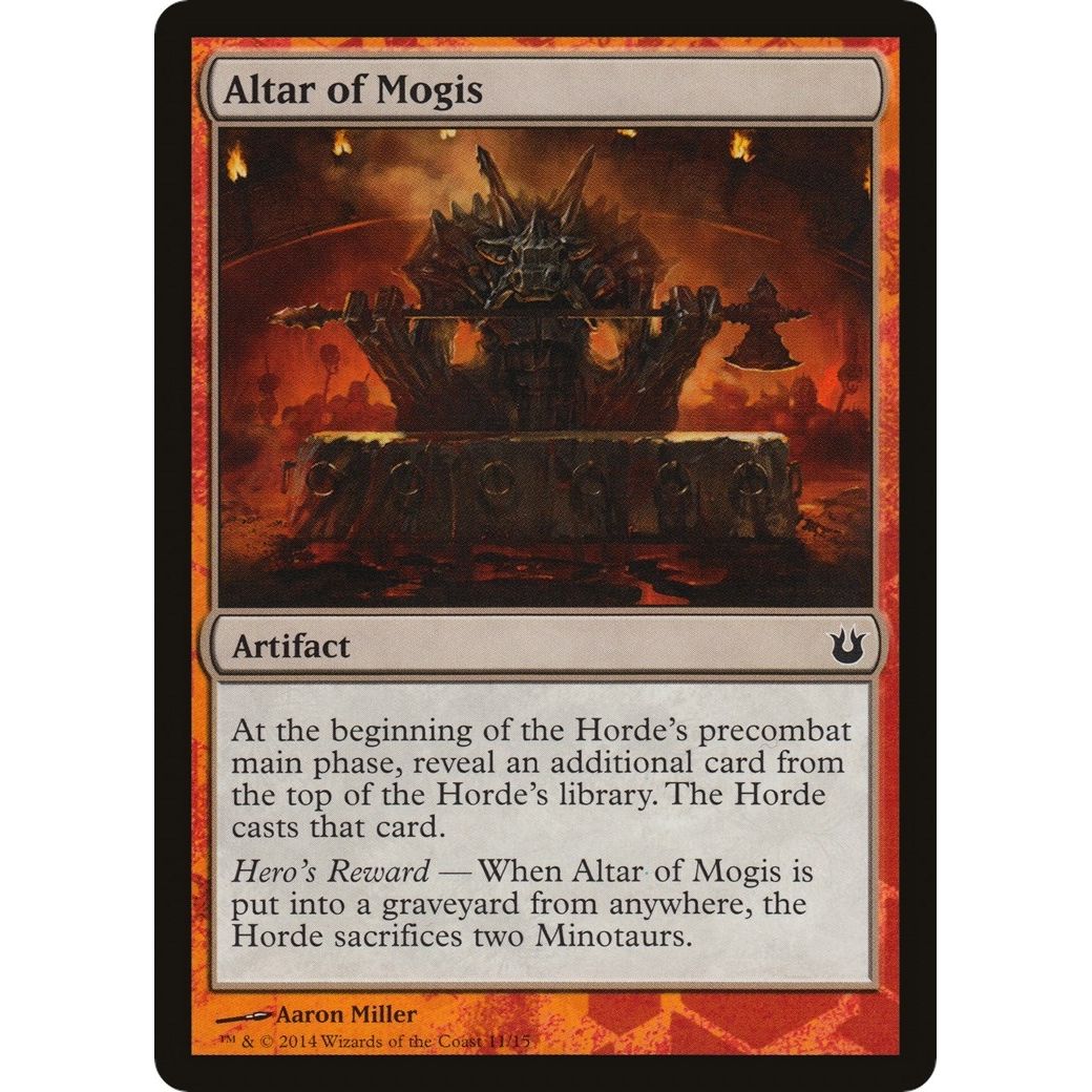Image for Altar of Mogis (11) (HERO) - Magic: The Gathering