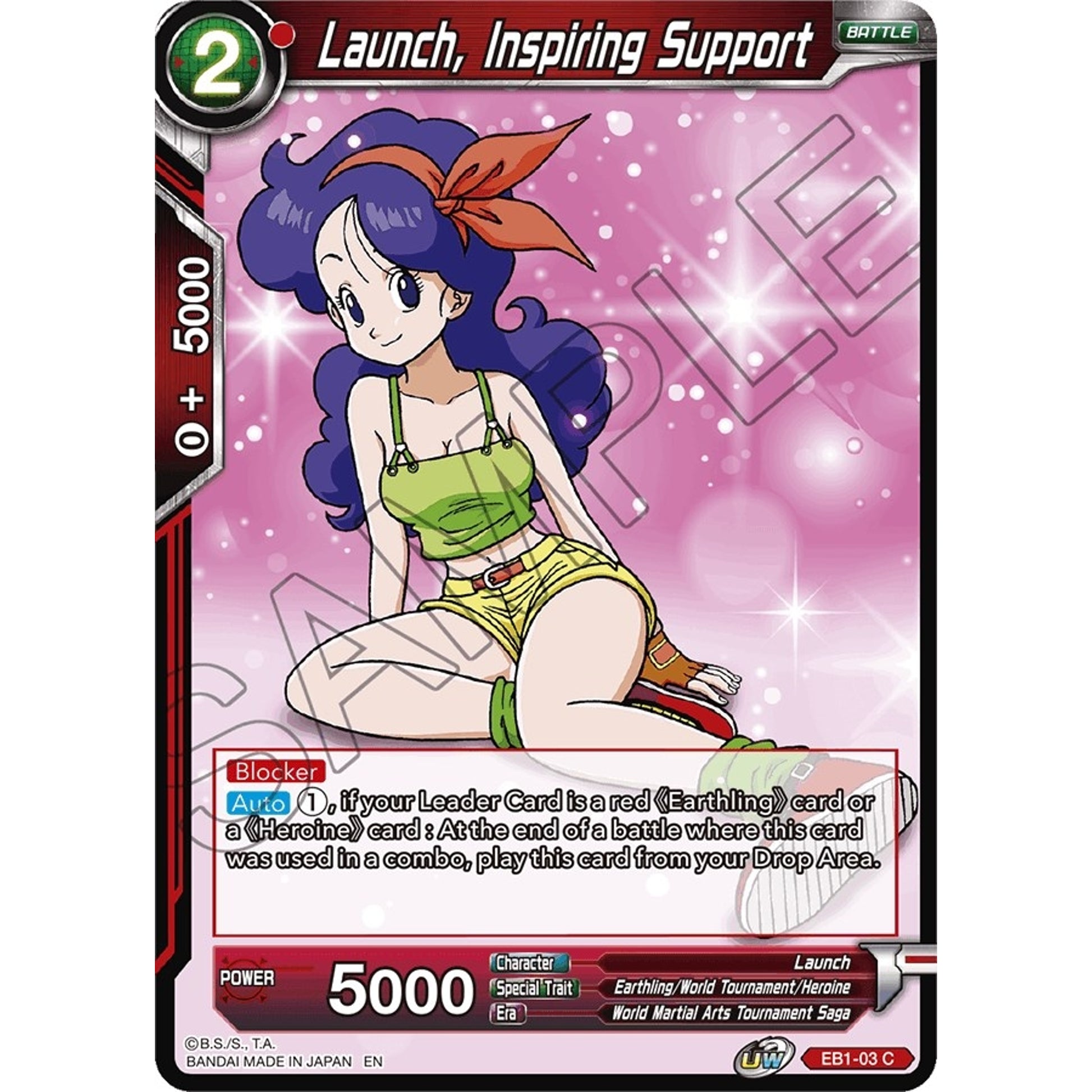 Image for Launch, Inspiring Support (EB1-03) (EB-01) - Dragon Ball Super: Masters