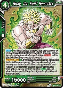 Image for Broly, the Swift Berserker (EB1-30) (EB-01) - Dragon Ball Super: Masters