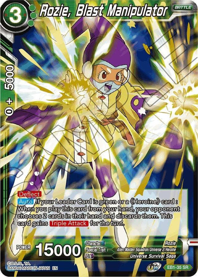 Image for Rozie, Blast Manipulator (EB1-35) (EB-01) - Dragon Ball Super: Masters