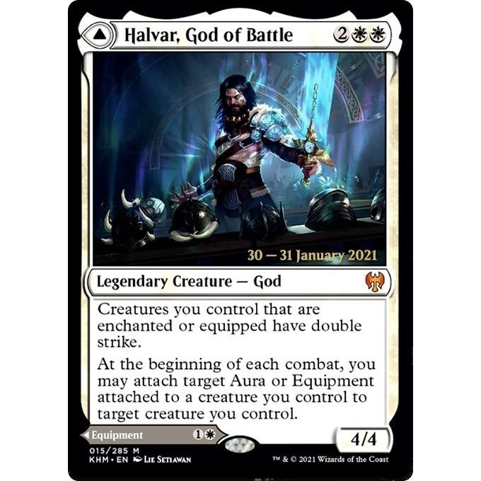 Image for Halvar, God of Battle (15) (PRE) - Magic: The Gathering