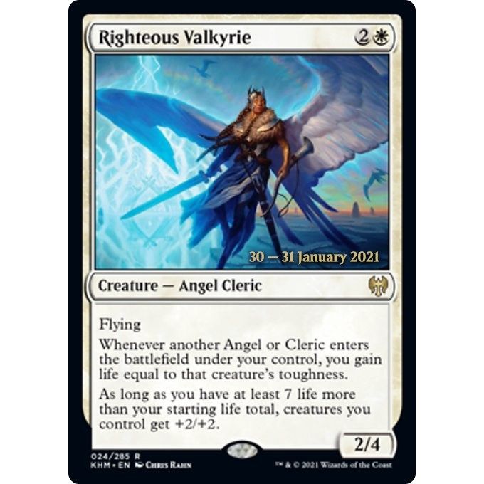 Image for Righteous Valkyrie (24) (PRE) - Magic: The Gathering