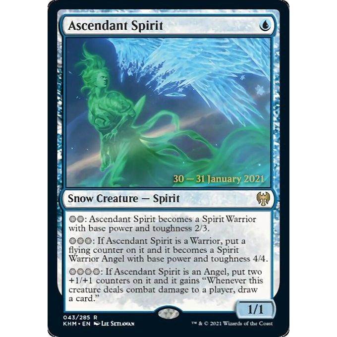 Image for Ascendant Spirit (43) (PRE) - Magic: The Gathering