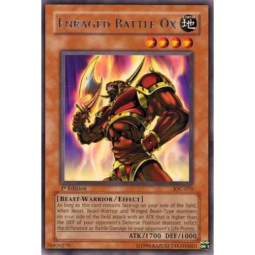 Image for Enraged Battle Ox (IOC-070) (IOC) - YuGiOh