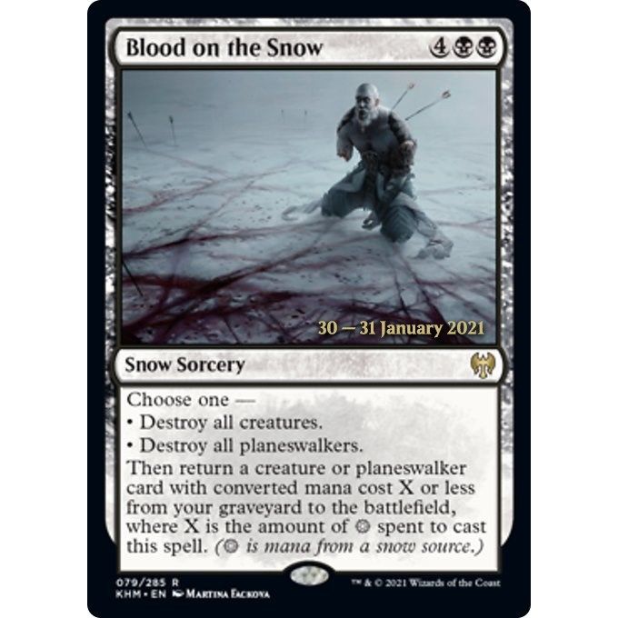 Image for Blood on the Snow (79) (PRE) - Magic: The Gathering