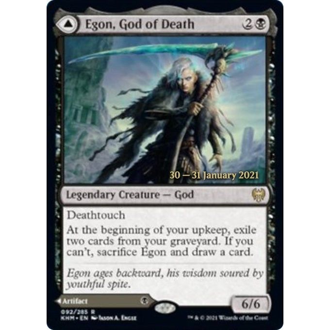 Image for Egon, God of Death (92) (PRE) - Magic: The Gathering