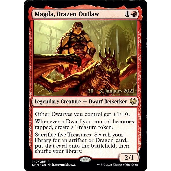 Image for Magda, Brazen Outlaw (142) (PRE) - Magic: The Gathering