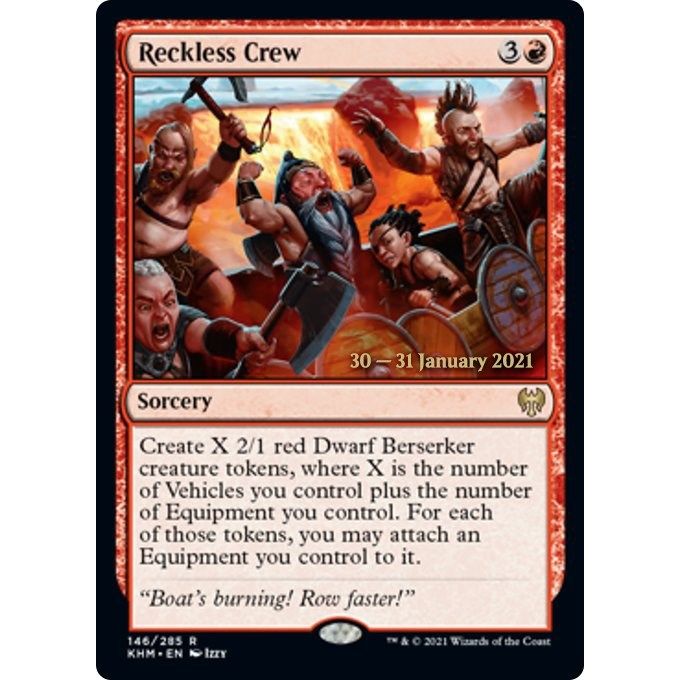 Image for Reckless Crew (146) (PRE) - Magic: The Gathering