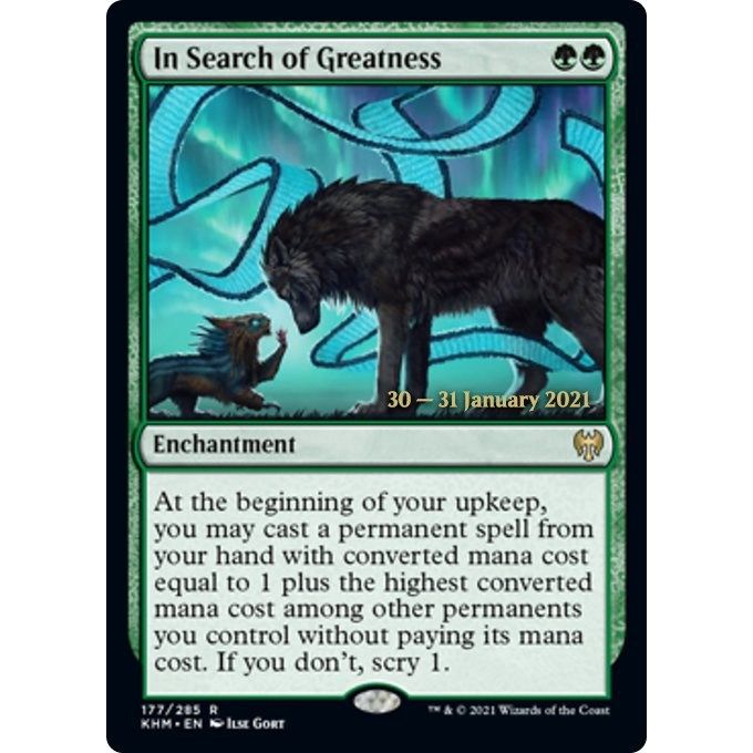 Image for In Search of Greatness (177) (PRE) - Magic: The Gathering