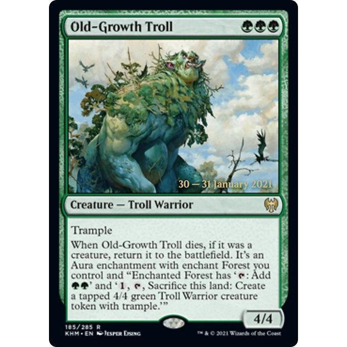 Image for Old-Growth Troll (185) (PRE) - Magic: The Gathering