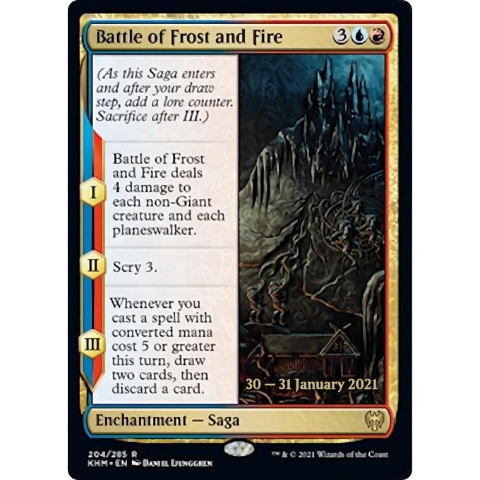 Image for Battle of Frost and Fire (204) (PRE) - Magic: The Gathering