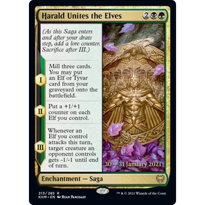Image for Harald Unites the Elves (213) (PRE) - Magic: The Gathering