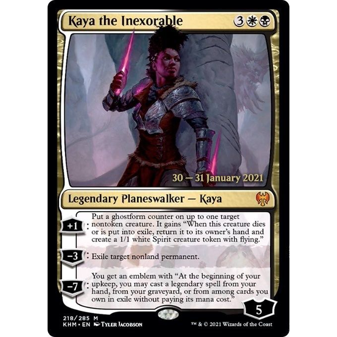 Image for Kaya the Inexorable (218) (PRE) - Magic: The Gathering