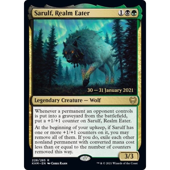 Image for Sarulf, Realm Eater (228) (PRE) - Magic: The Gathering
