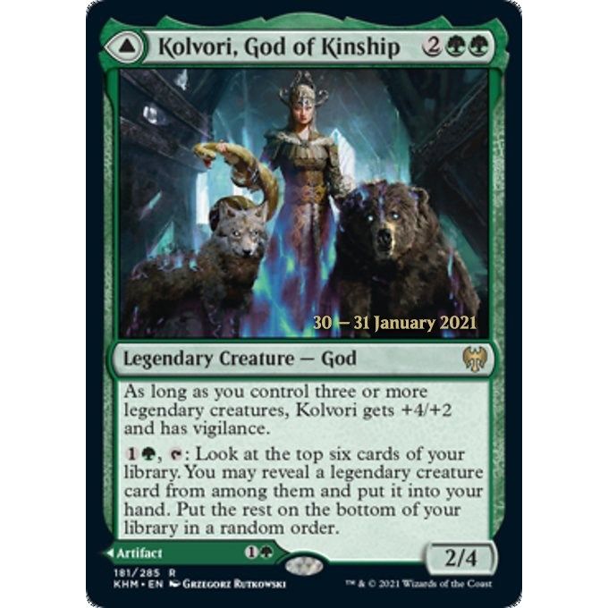 Image for Kolvori, God of Kinship (181) (PRE) - Magic: The Gathering