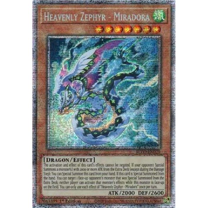 Image for Heavenly Zephyr - Miradora (Starlight Rare) (BLVO-EN029) (BLVO) - YuGiOh